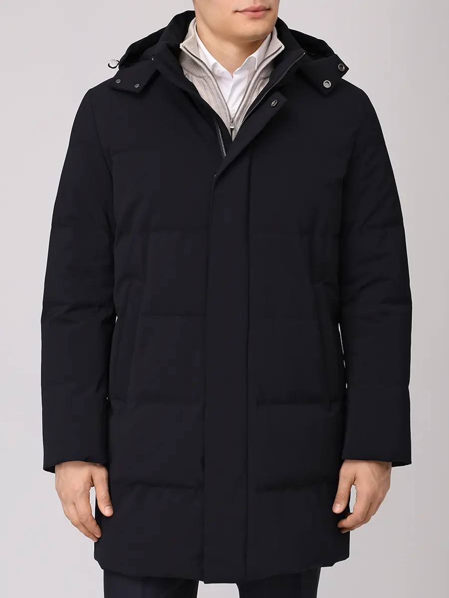 Пуховик стеганый MONTECORE F09MUCX755-185-89-DARK BLUE Синий  Фото 4