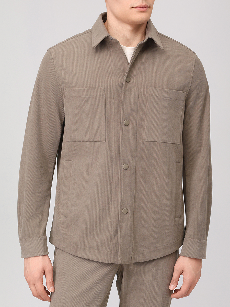 Костюм однотонный BOSS 50549389/50551683/245 Хаки  Фото 4