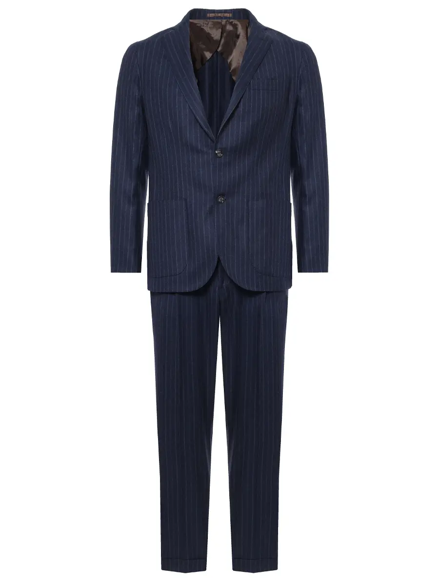 Костюм шерстяной BARBA NAPOLI 2506/00025/3505/00095/51073/0089 Синий 