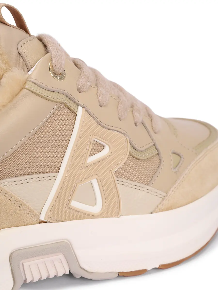 Кроссовки комбинированные на меху BOGNER CTP25 L2 22540413_004 Бежевый  Фото 5