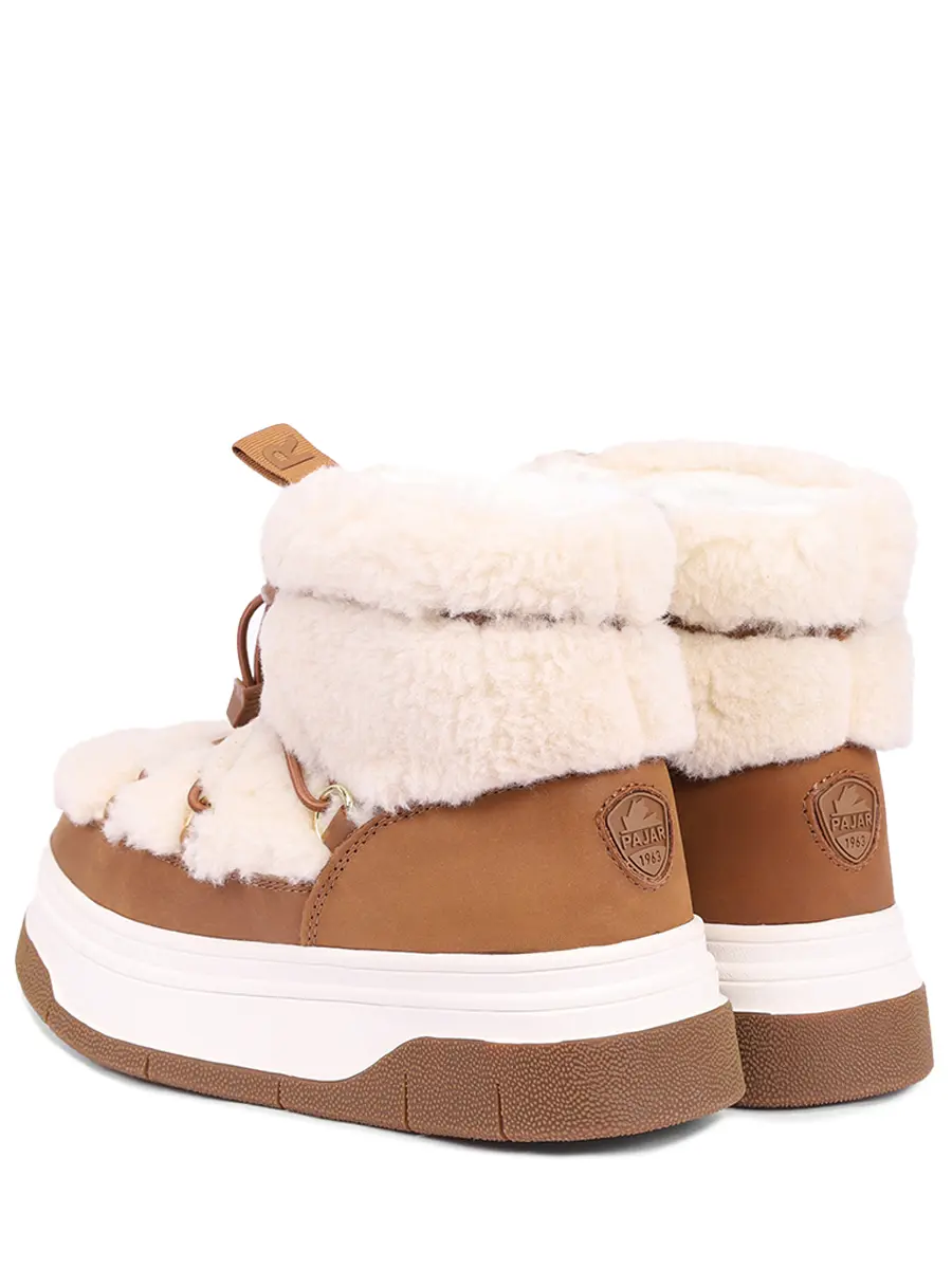 Ботинки с экомехом PAJAR J3W5JANIE Коричневый  Фото 4