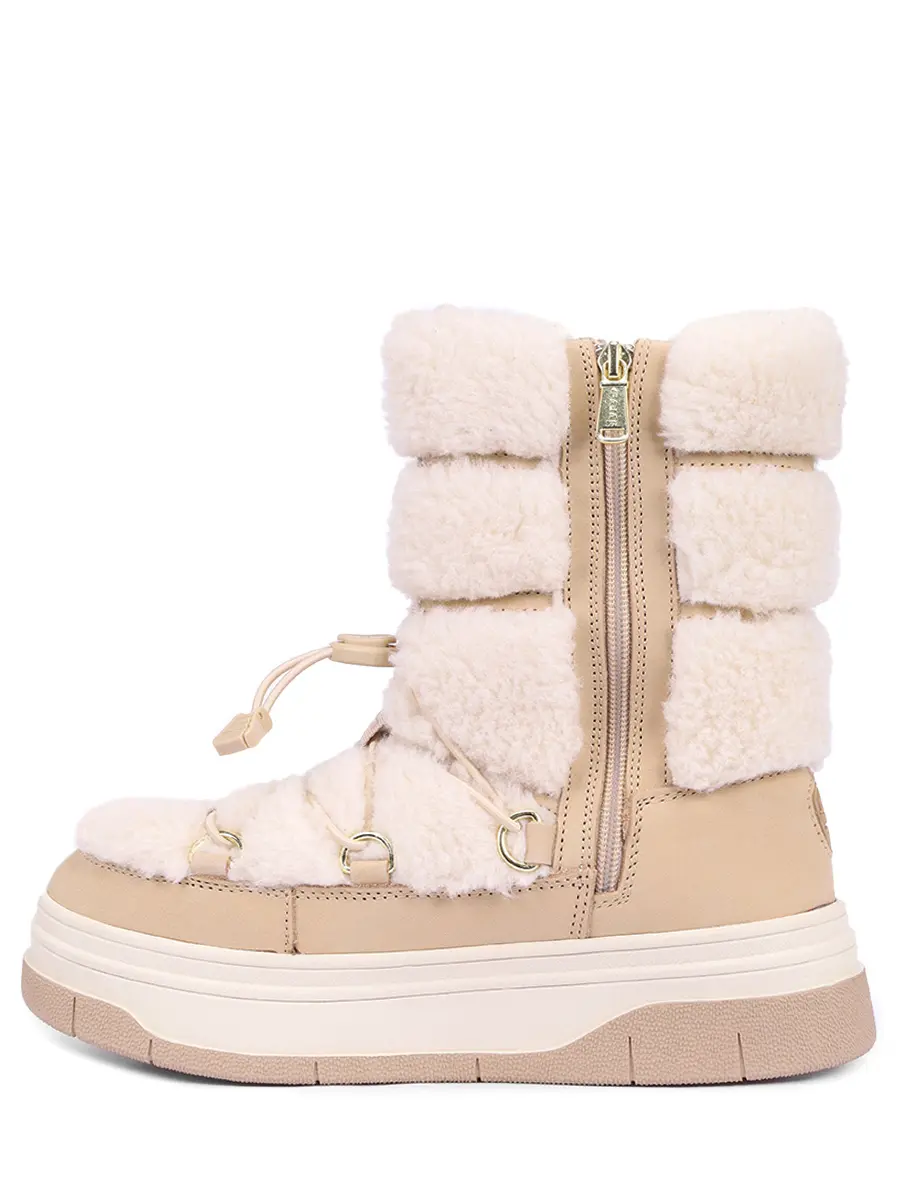 Сапоги с экомехом PAJAR J3W5JANIE-HI Бежевый  Фото 3