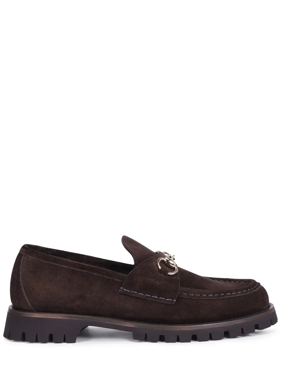 

Лоферы замшевые Horsebit 1953, Коричневый, 834772AADUN2042