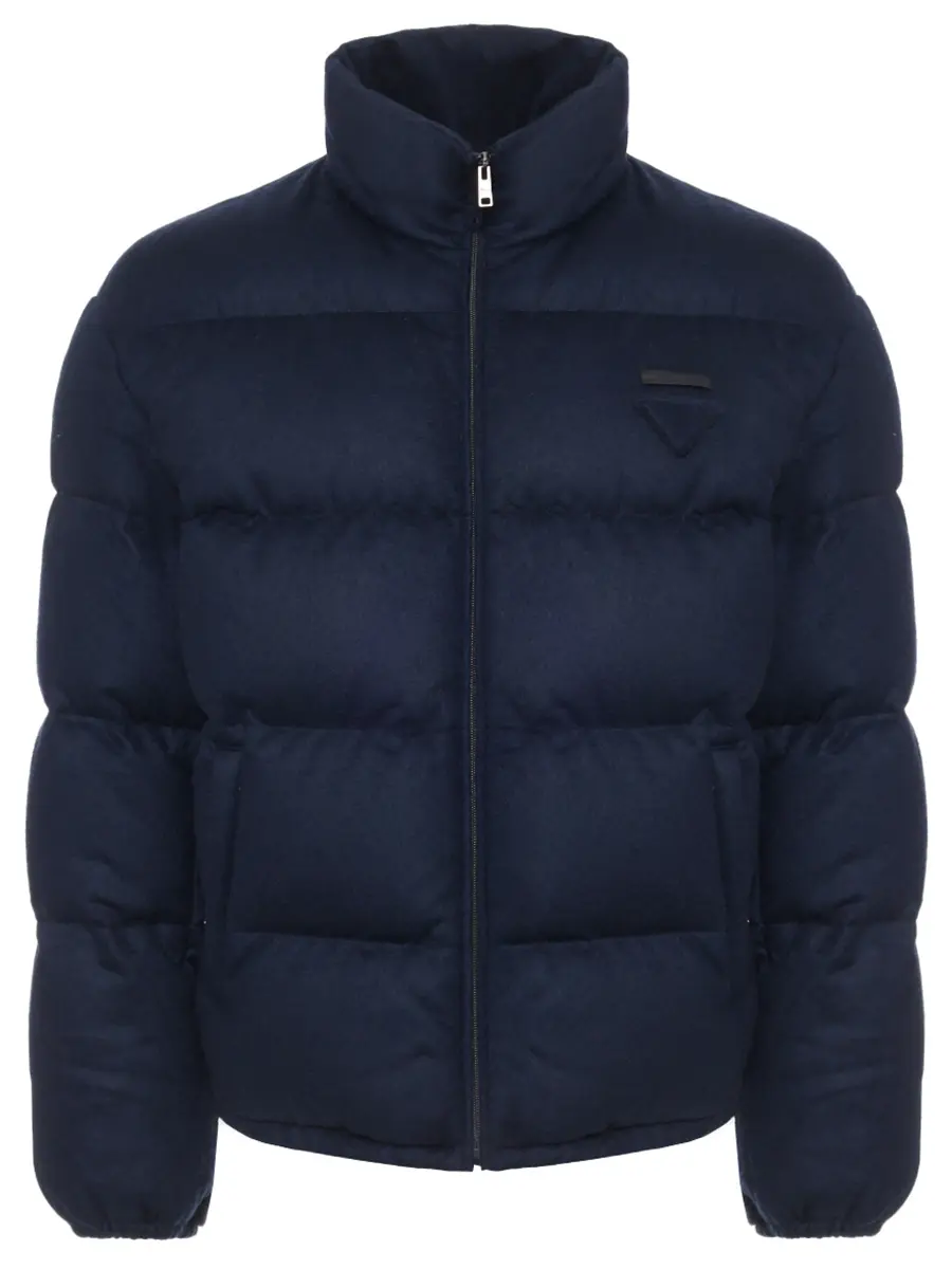 

Пуховик из кашемира, Синий, SGC921 17XT F0008