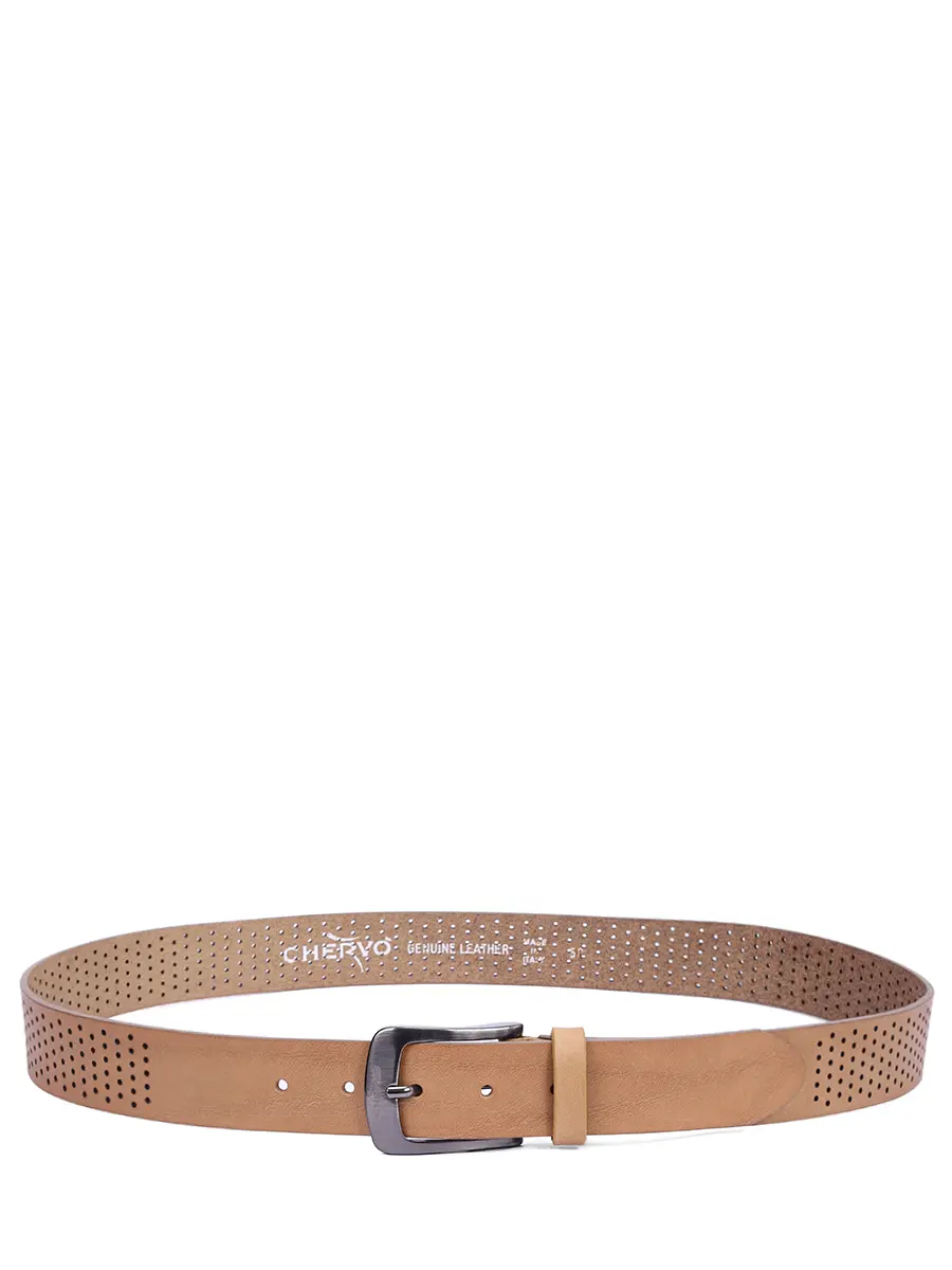 Ремень кожаный CHERVO B0460-T0366-611 BLEATHER Коричневый  Фото 2