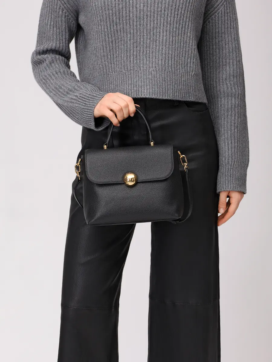 Сумка кожаная Moonlight FURLA WB01882-BX3036-O6000 Черный  Фото 2