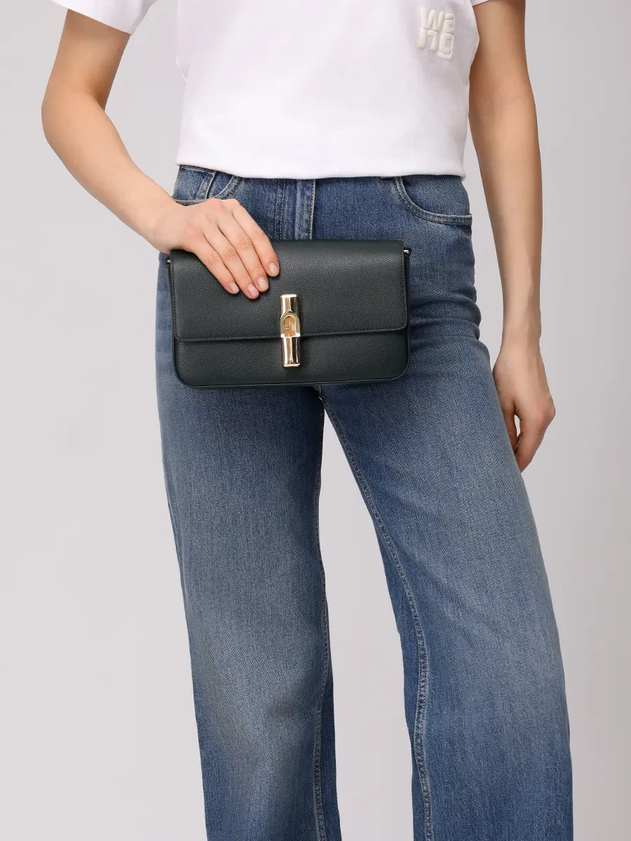 Сумка кожаная Iride FURLA WB01826-ARE000-4491S Зеленый  Фото 2