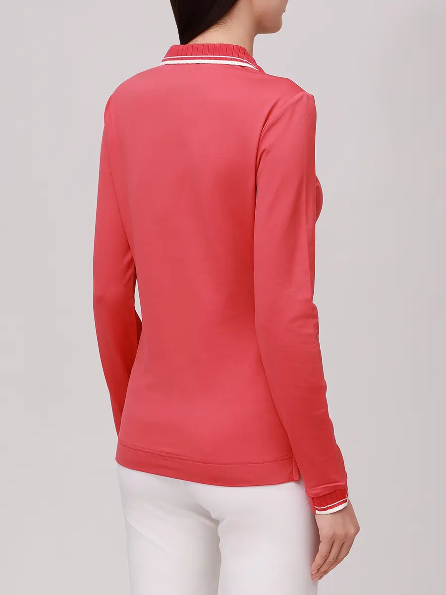 Поло однотонное Atma CHERVO A1191-T0055-7007 ATMA Розовый  Фото 3