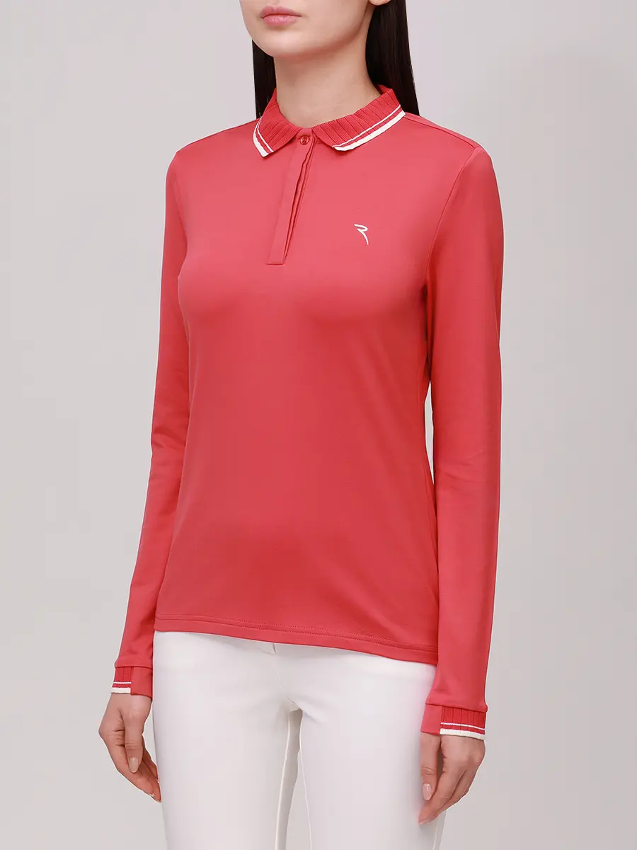 Поло однотонное Atma CHERVO A1191-T0055-7007 ATMA Розовый  Фото 4