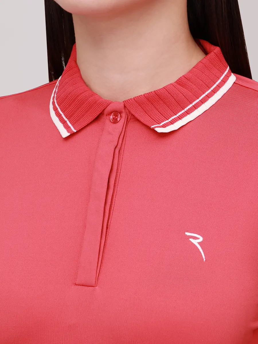 Поло однотонное Atma CHERVO A1191-T0055-7007 ATMA Розовый  Фото 5