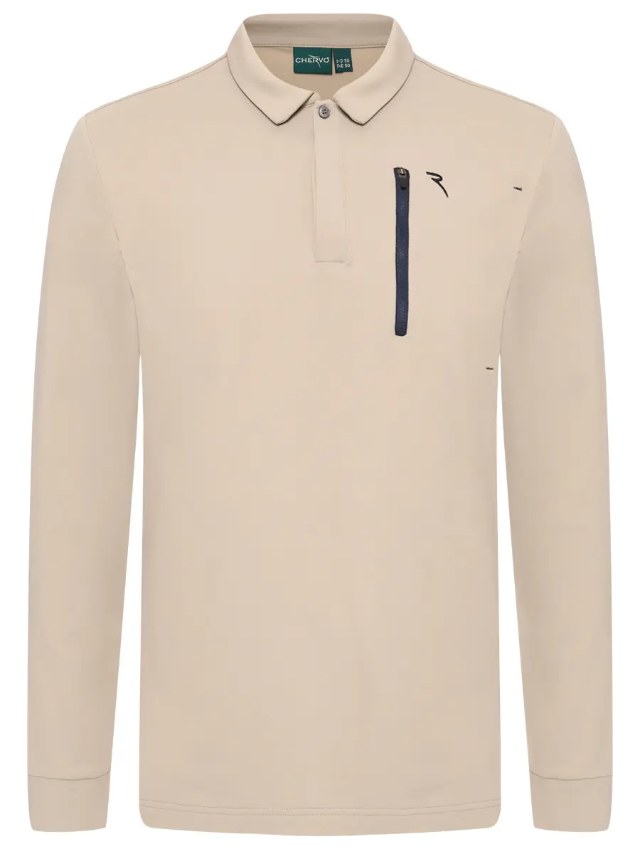 Поло однотонное CHERVO A1198-T0055-4007 AZTECO Бежевый 