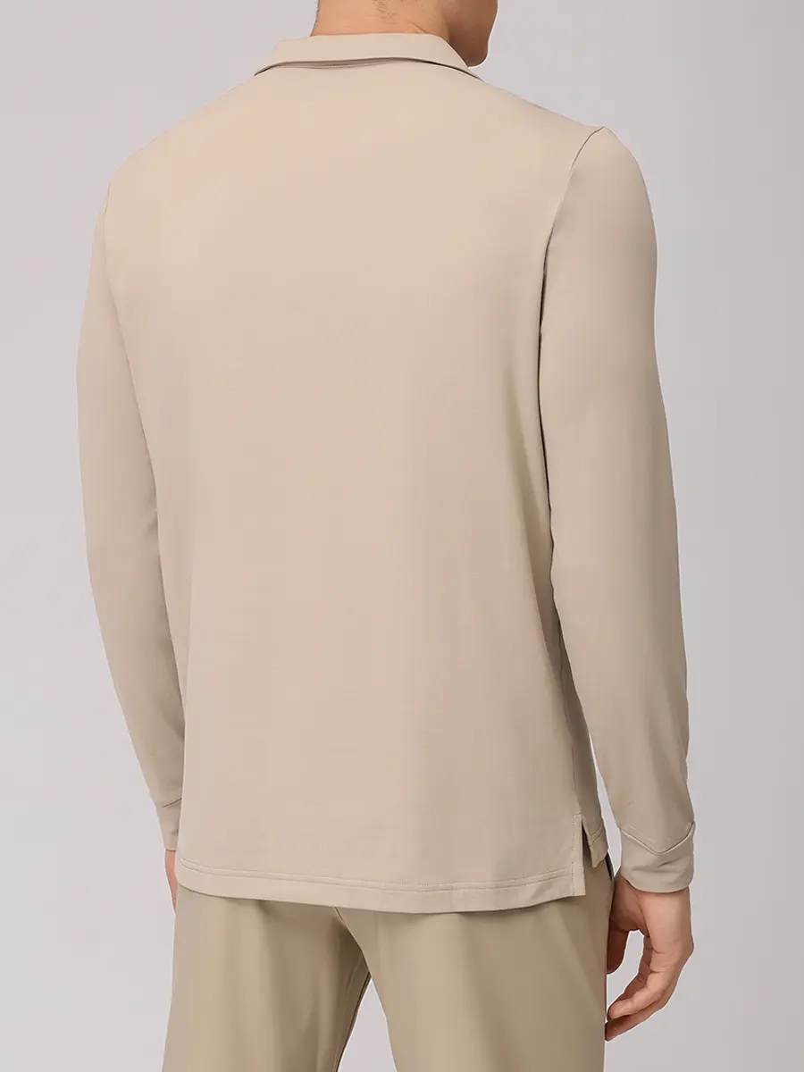 Поло однотонное CHERVO A1198-T0055-4007 AZTECO Бежевый  Фото 3