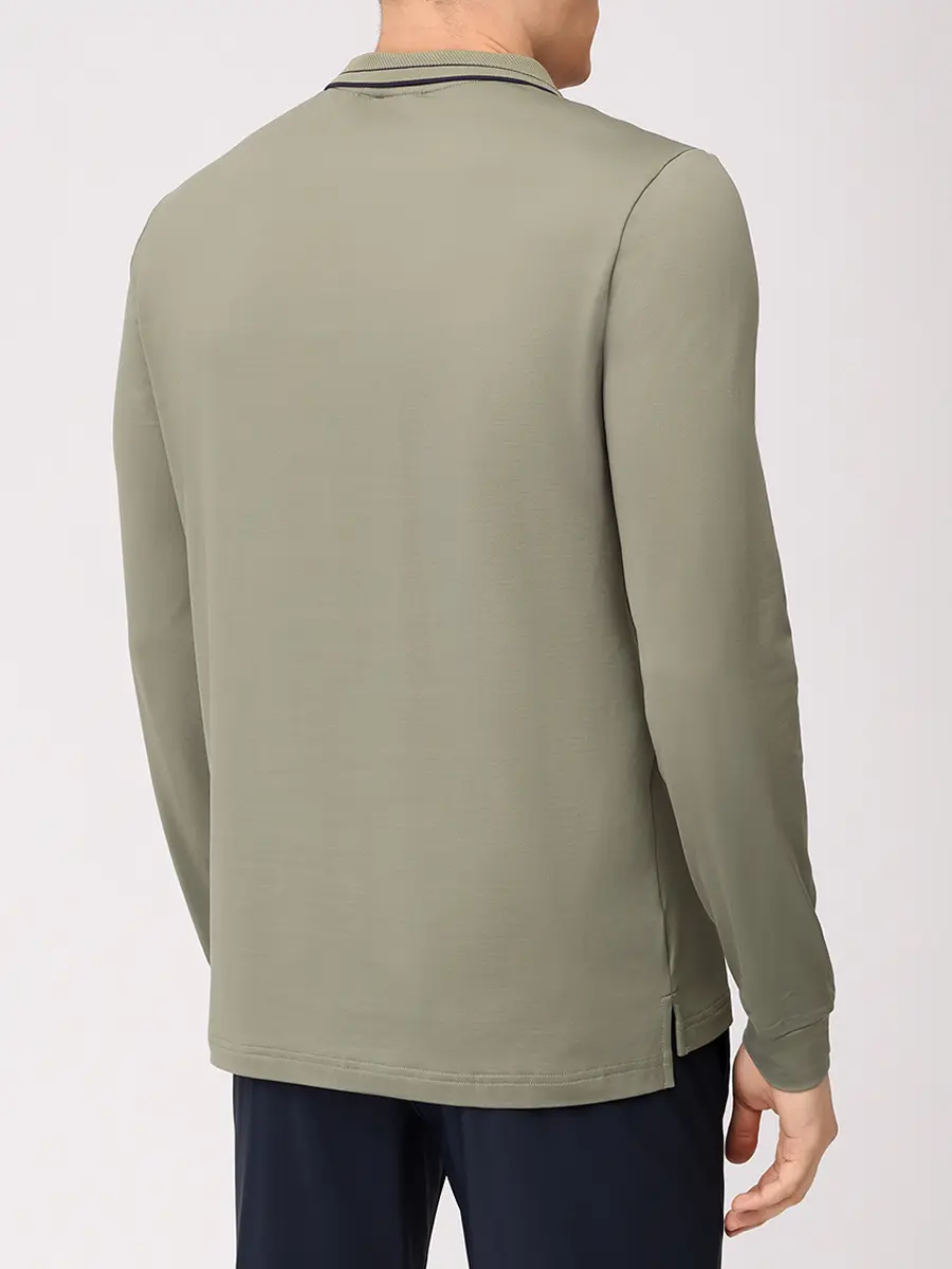 Поло однотонное CHERVO A1197-T0055-611 ALFABETO Зеленый  Фото 3