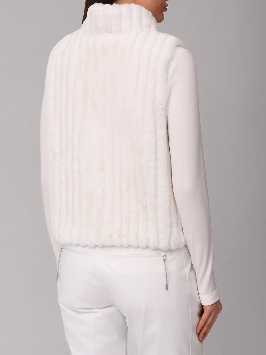 Жилет двусторонний Export CHERVO E0319-T0253-120 EXPORT Молочный Белый  Фото 4