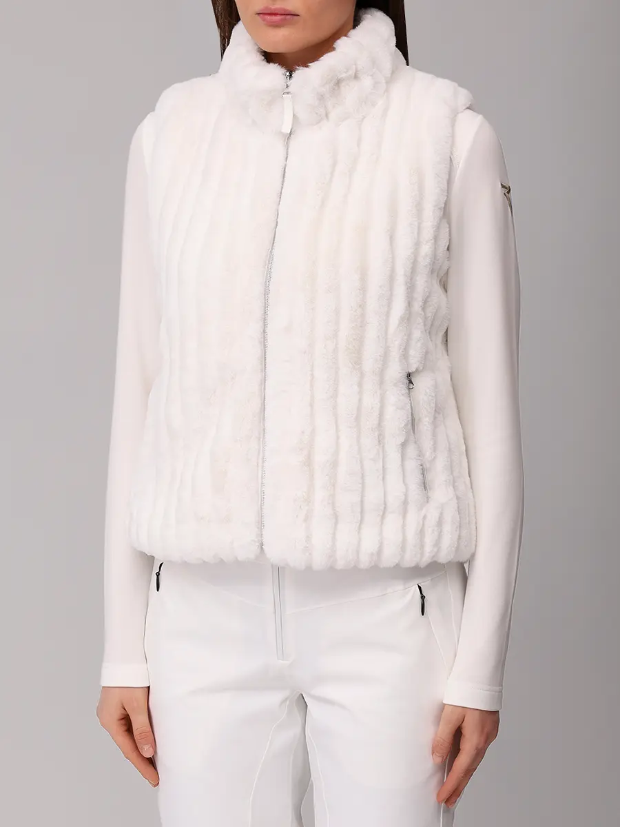 Жилет двусторонний Export CHERVO E0319-T0253-120 EXPORT Молочный Белый  Фото 5