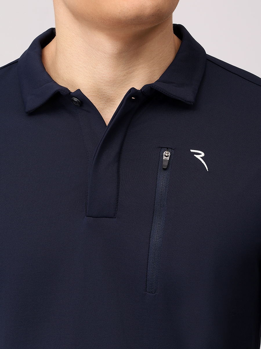 

Поло однотонное, Синий, A1198-T0055-599 AZTECO