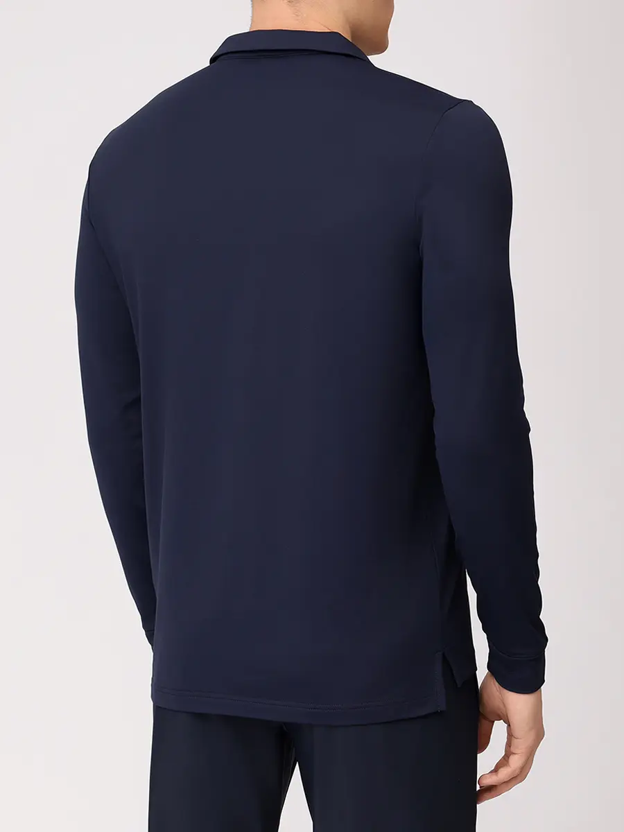 Поло однотонное CHERVO A1198-T0055-599 AZTECO Синий  Фото 3