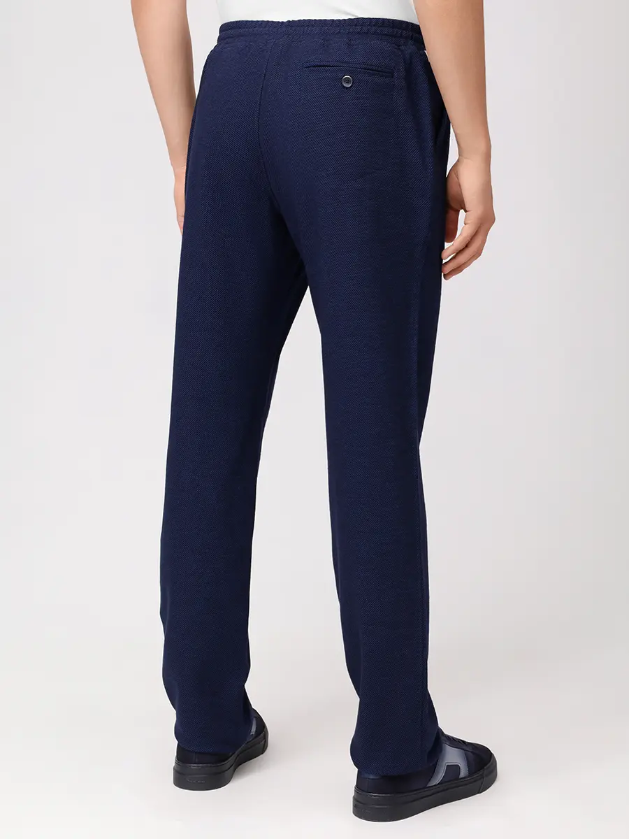 Костюм из шерсти и хлопка CAPOBIANCO 19M464.QF00/704.FU00.200T, фактура Синий  Фото 7