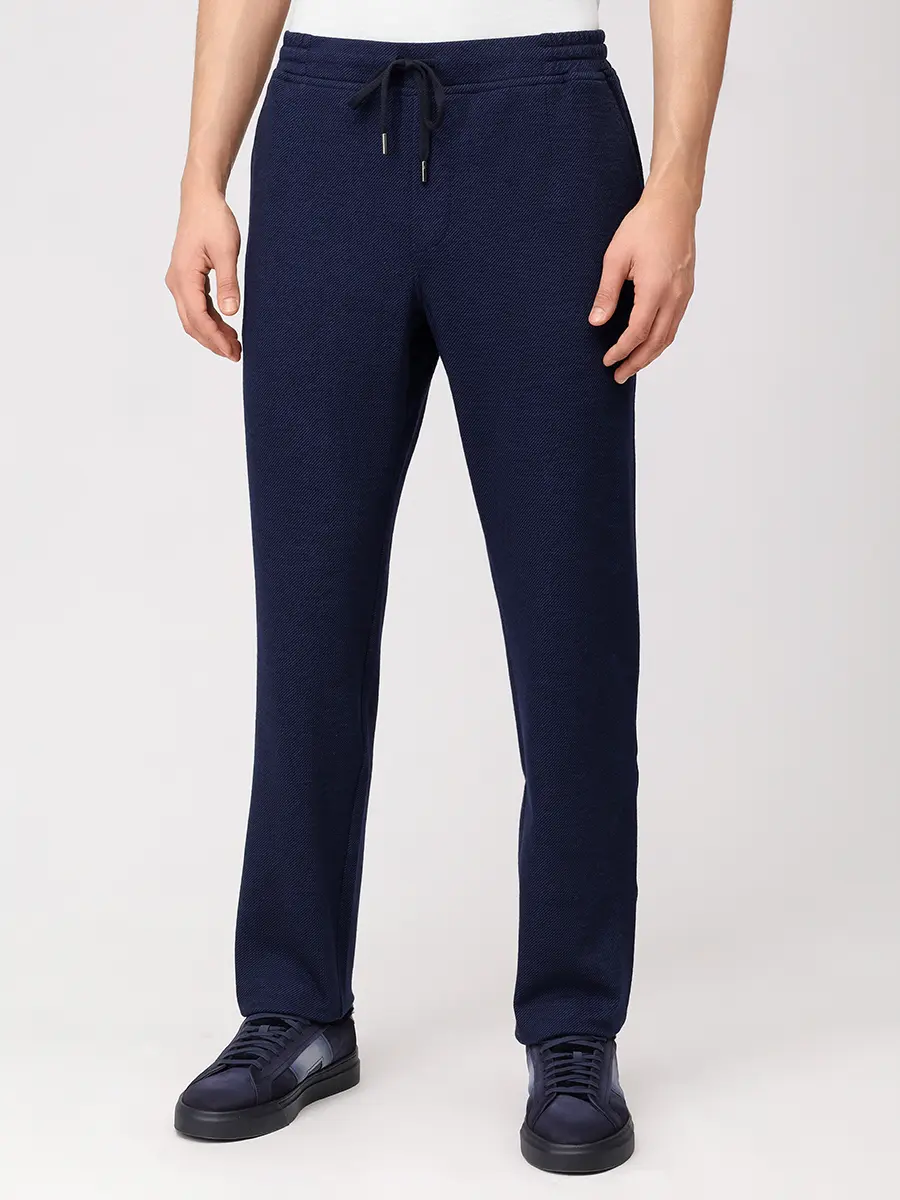 Костюм из шерсти и хлопка CAPOBIANCO 19M464.QF00/704.FU00.200T, фактура Синий  Фото 8