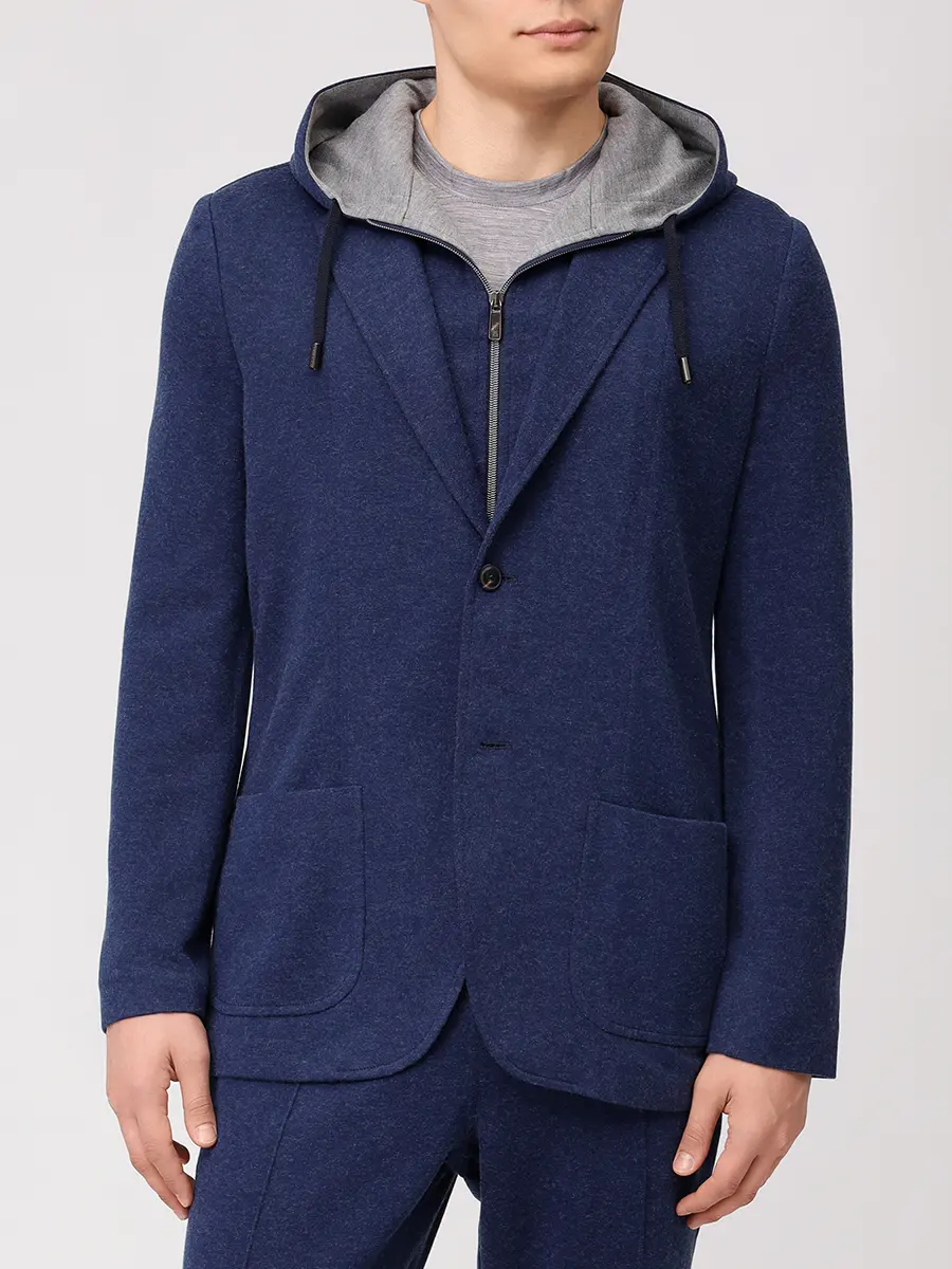 Костюм из модала CAPOBIANCO 19M279./707.CM00.200T Синий  Фото 4