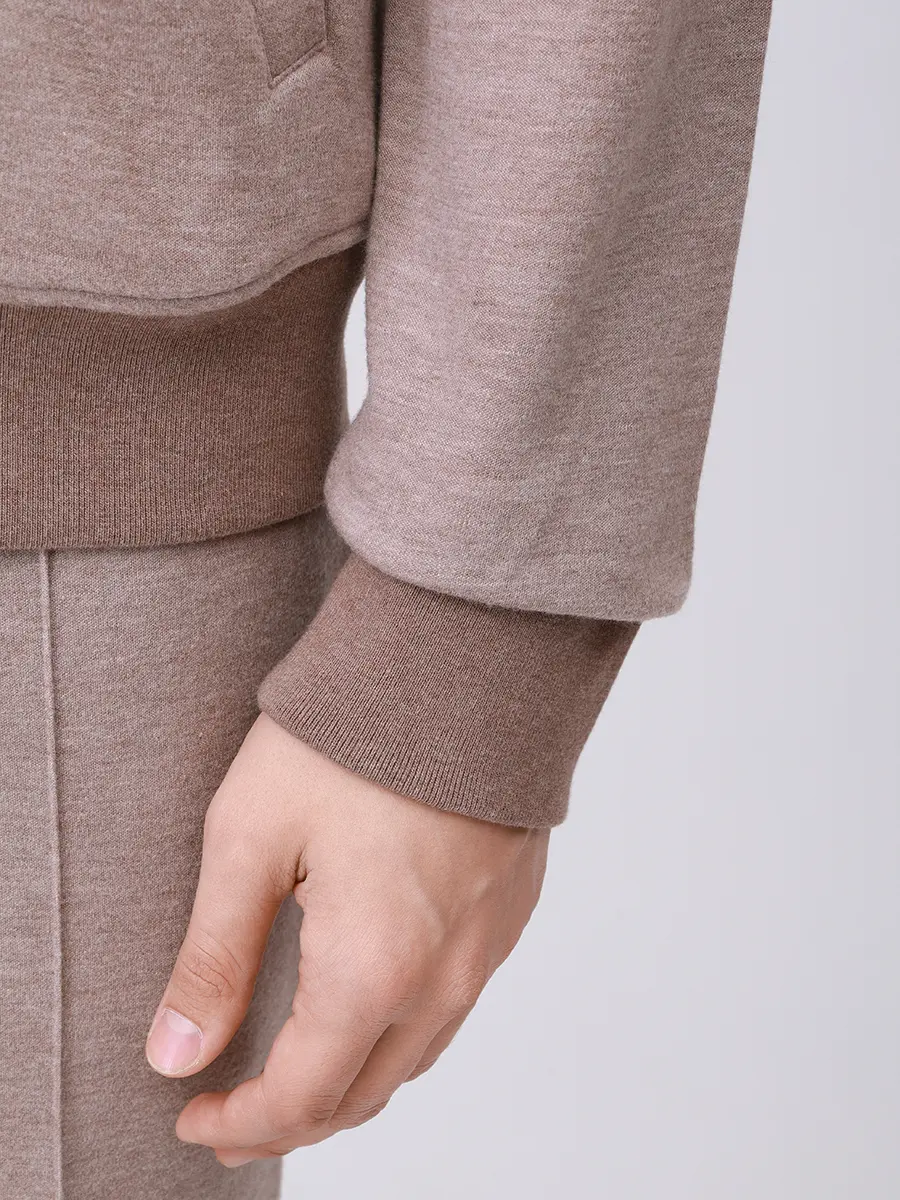 Костюм из модала CAPOBIANCO 9M457/707.CM00.300T Бежевый  Фото 5