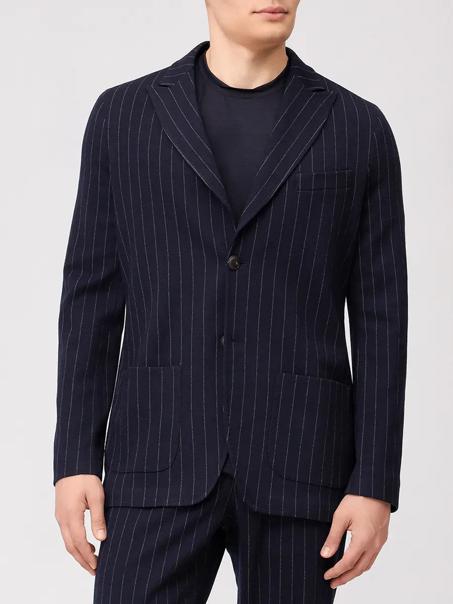 Костюм шерстяной CAPOBIANCO 19M278/749.IB00.200T Синий  Фото 4