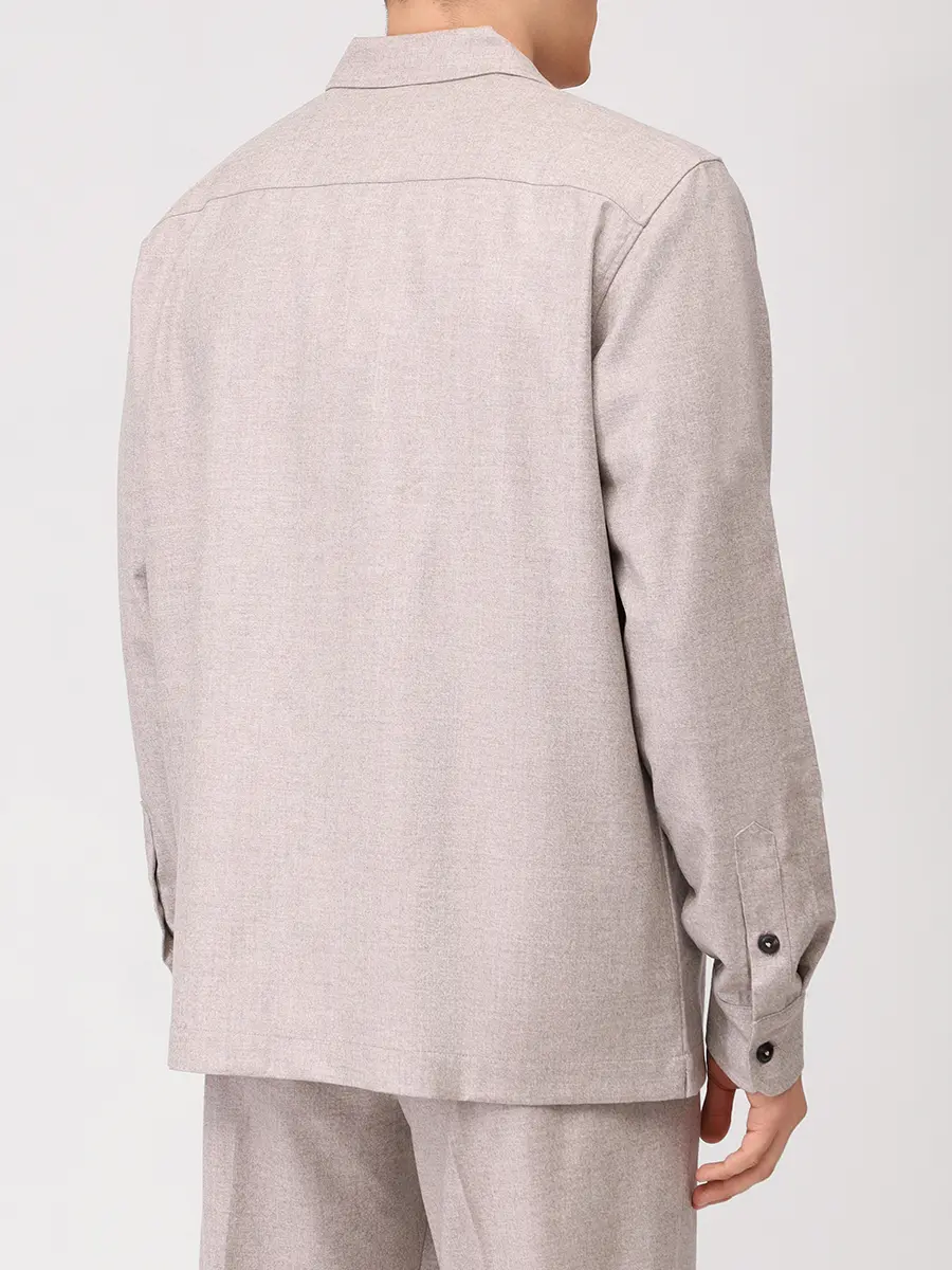 Костюм шерстяной CAPOBIANCO 19M501/808.FA00.105T Бежевый  Фото 3