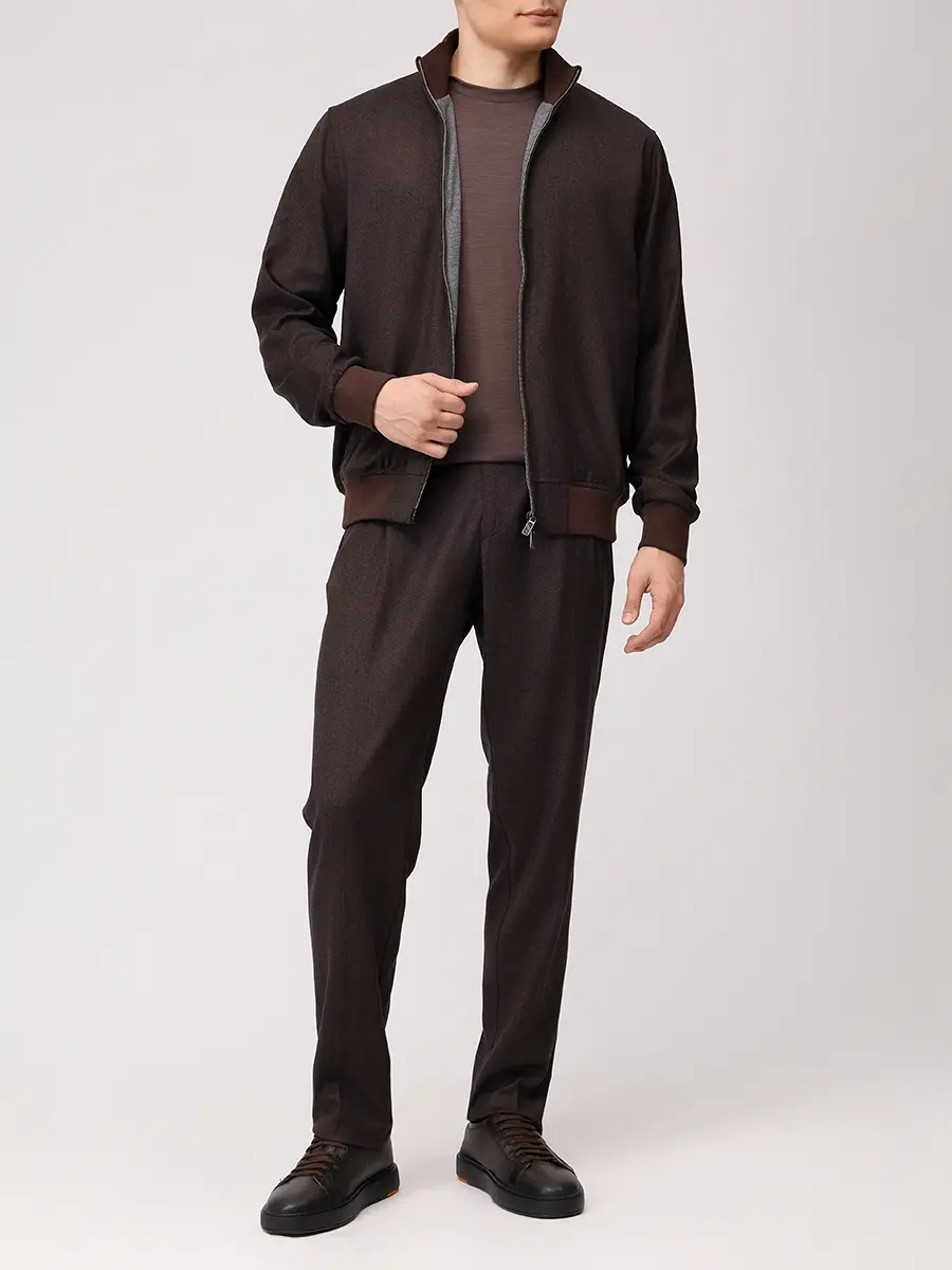 Костюм шерстяной CAPOBIANCO 19M450/808.FL00.300T Коричневый  Фото 2