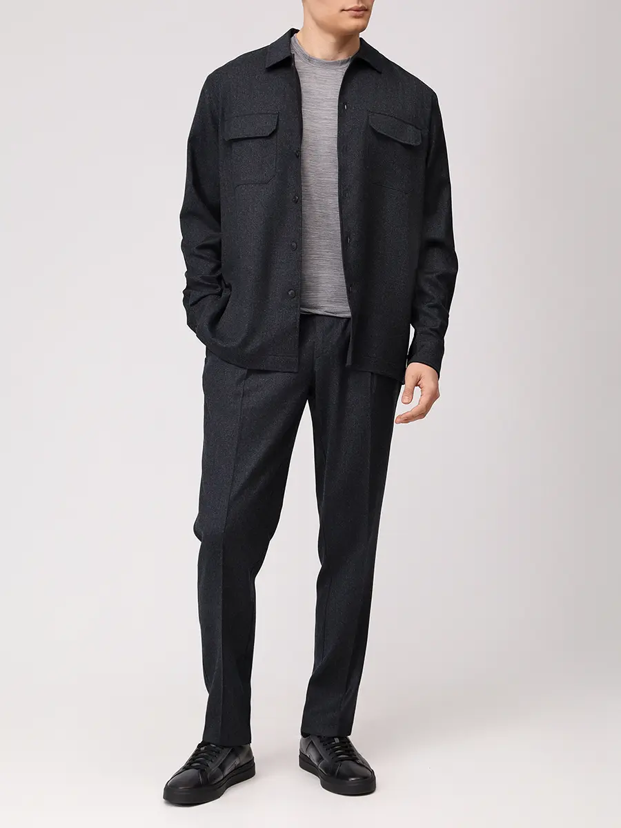 Костюм шерстяной CAPOBIANCO 19M501/808.FL00.907T Серый  Фото 2