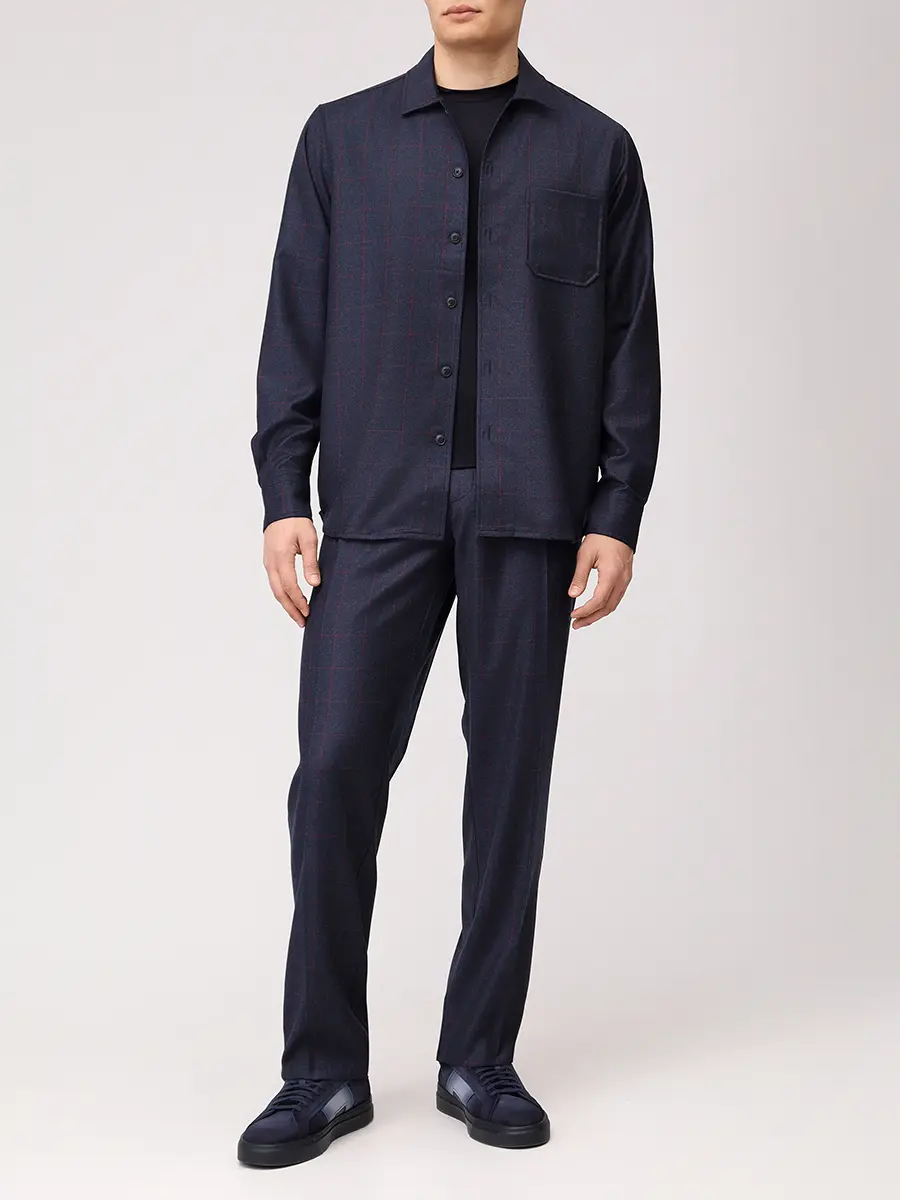 Костюм шерстяной CAPOBIANCO 19M507/808.FM00.200T Синий  Фото 2