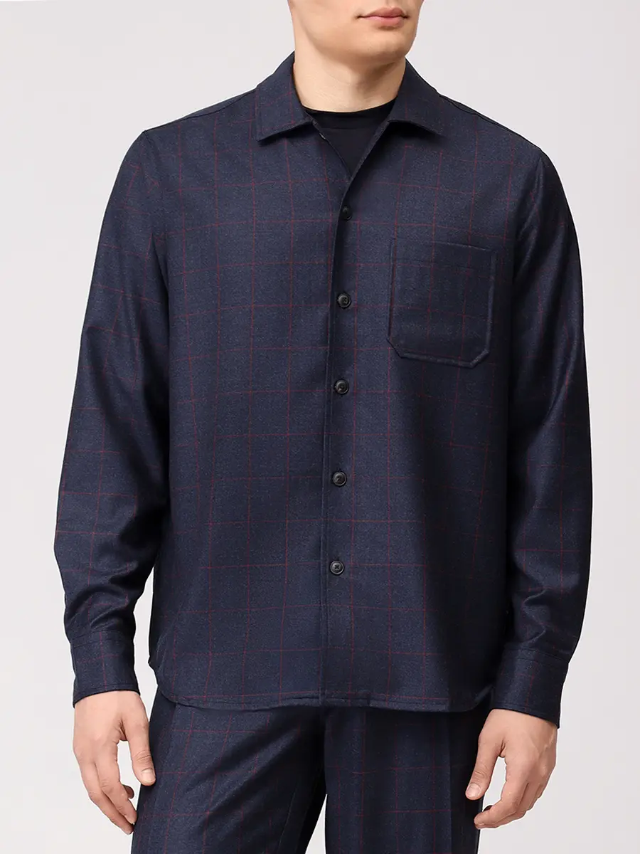 Костюм шерстяной CAPOBIANCO 19M507/808.FM00.200T Синий  Фото 4