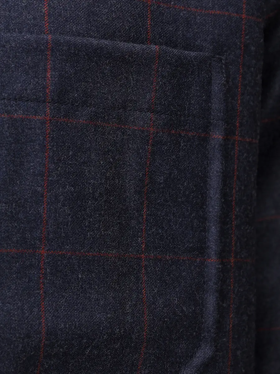 Костюм шерстяной CAPOBIANCO 19M507/808.FM00.200T Синий  Фото 6