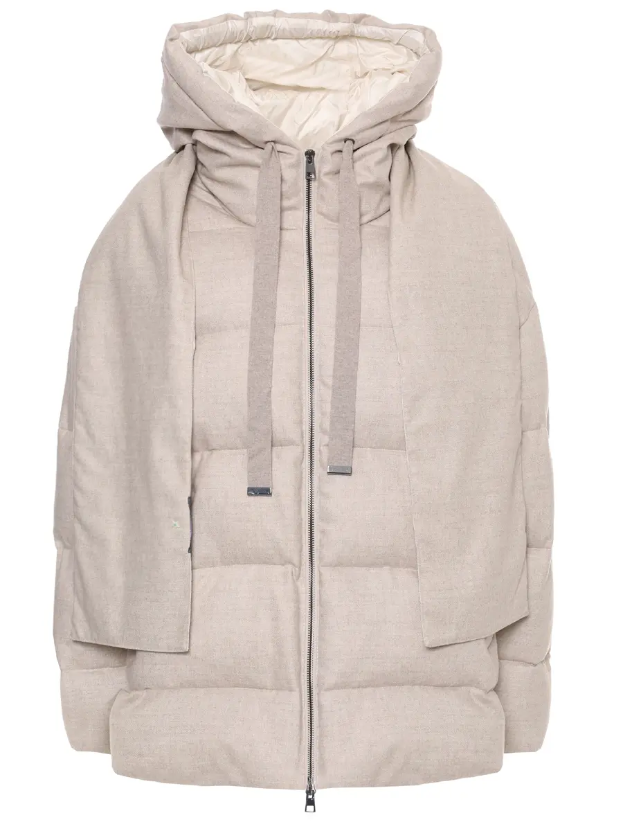 Куртка стеганая LORENA ANTONIAZZI I2502PI47A/I2502SP25A_5129 163 Бежевый 