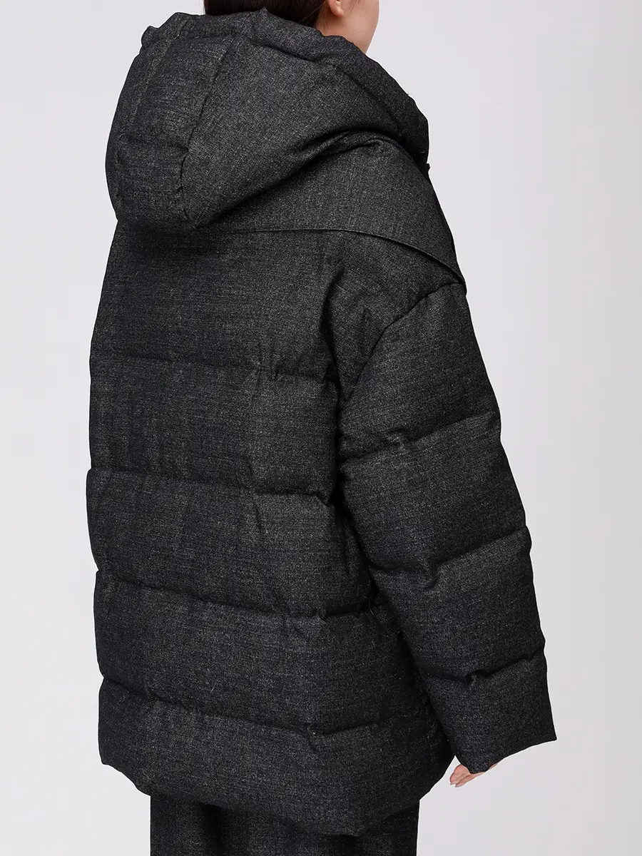 Куртка стеганая LORENA ANTONIAZZI I2502PI47A/I2502SP25A_5129 997 Серый  Фото 3