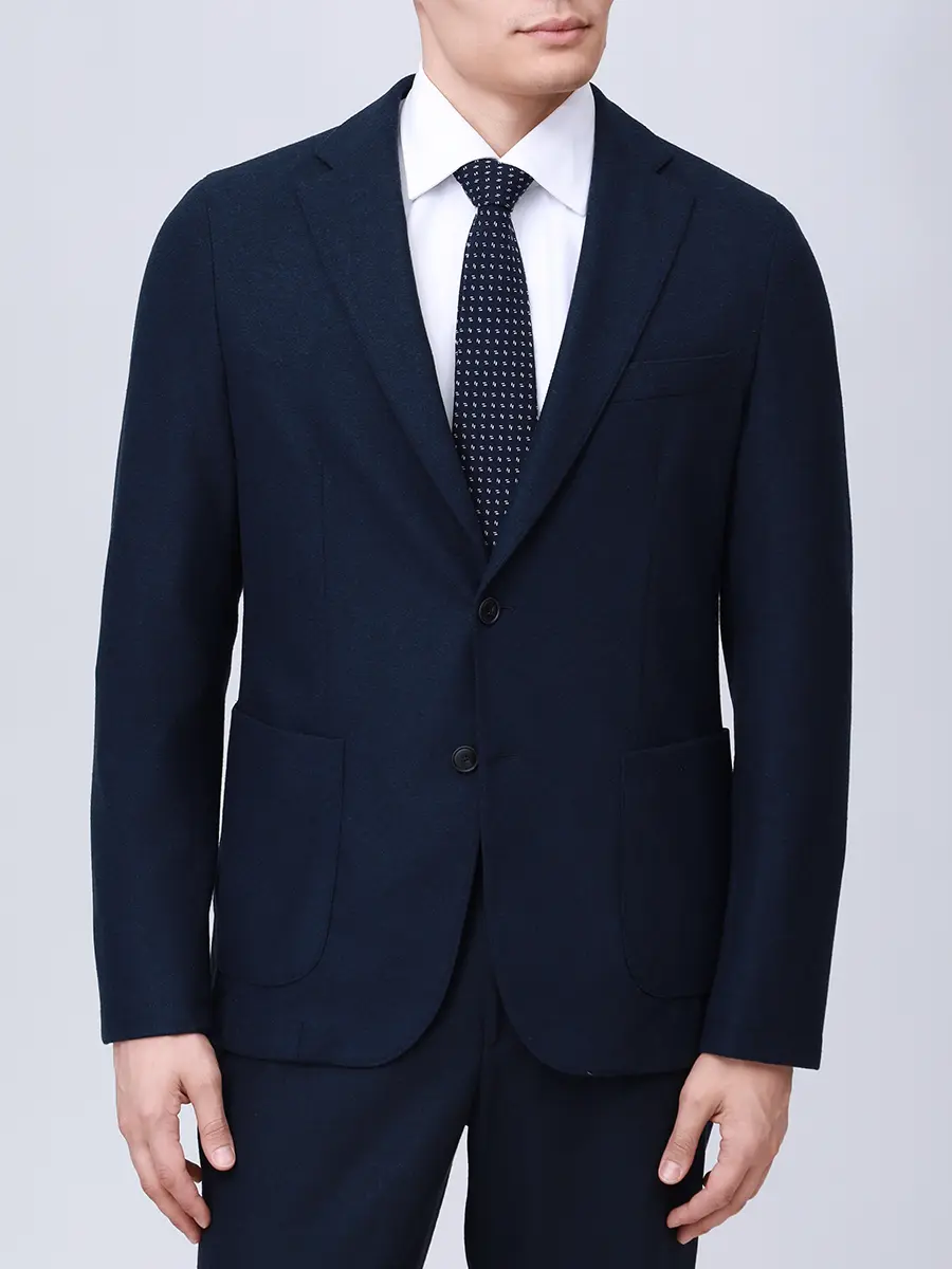 Костюм однотонный BOSS 50551528/50551542/404 Синий  Фото 4