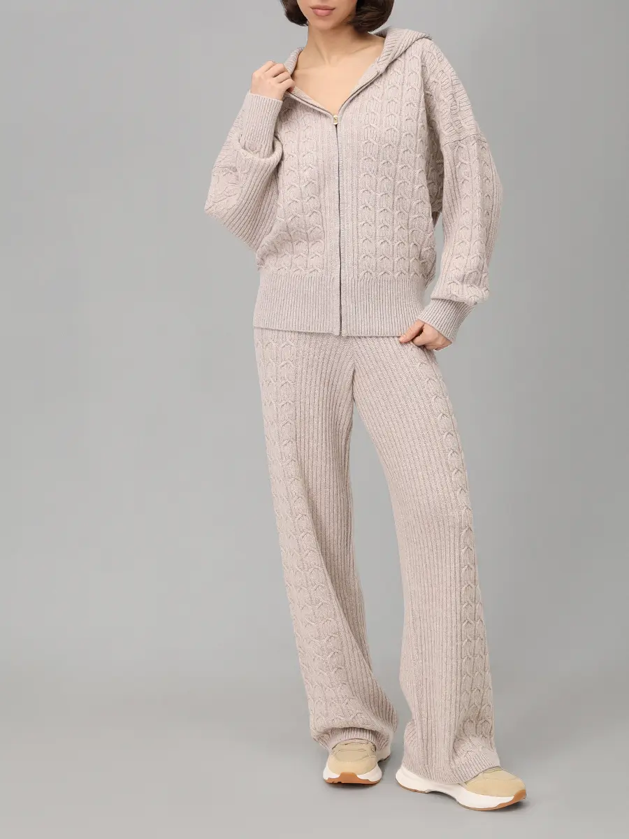 Костюм кашемировый AGNONA KN10018U-6K080NU/K710030U-6K080NU-N20 Бежевый  Фото 2