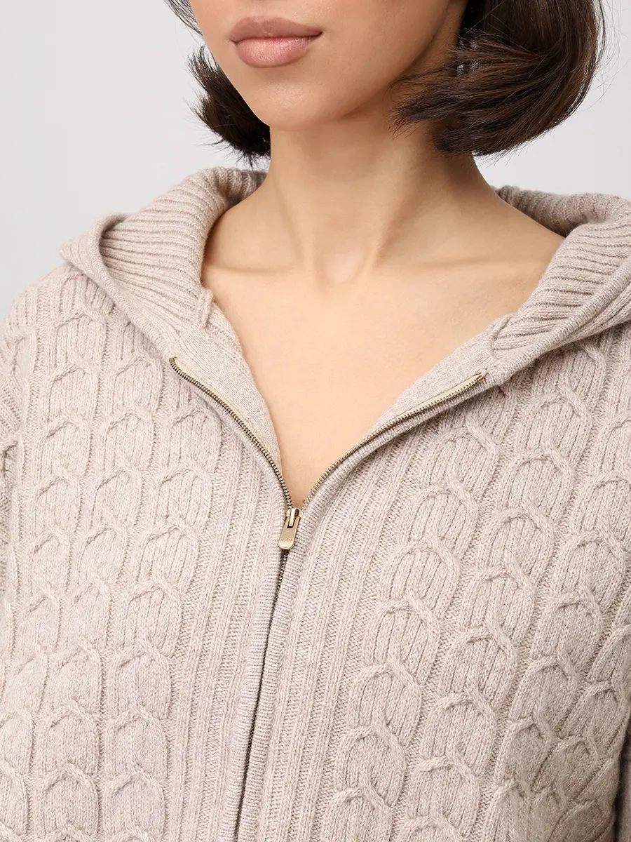 Костюм кашемировый AGNONA KN10018U-6K080NU/K710030U-6K080NU-N20 Бежевый  Фото 5