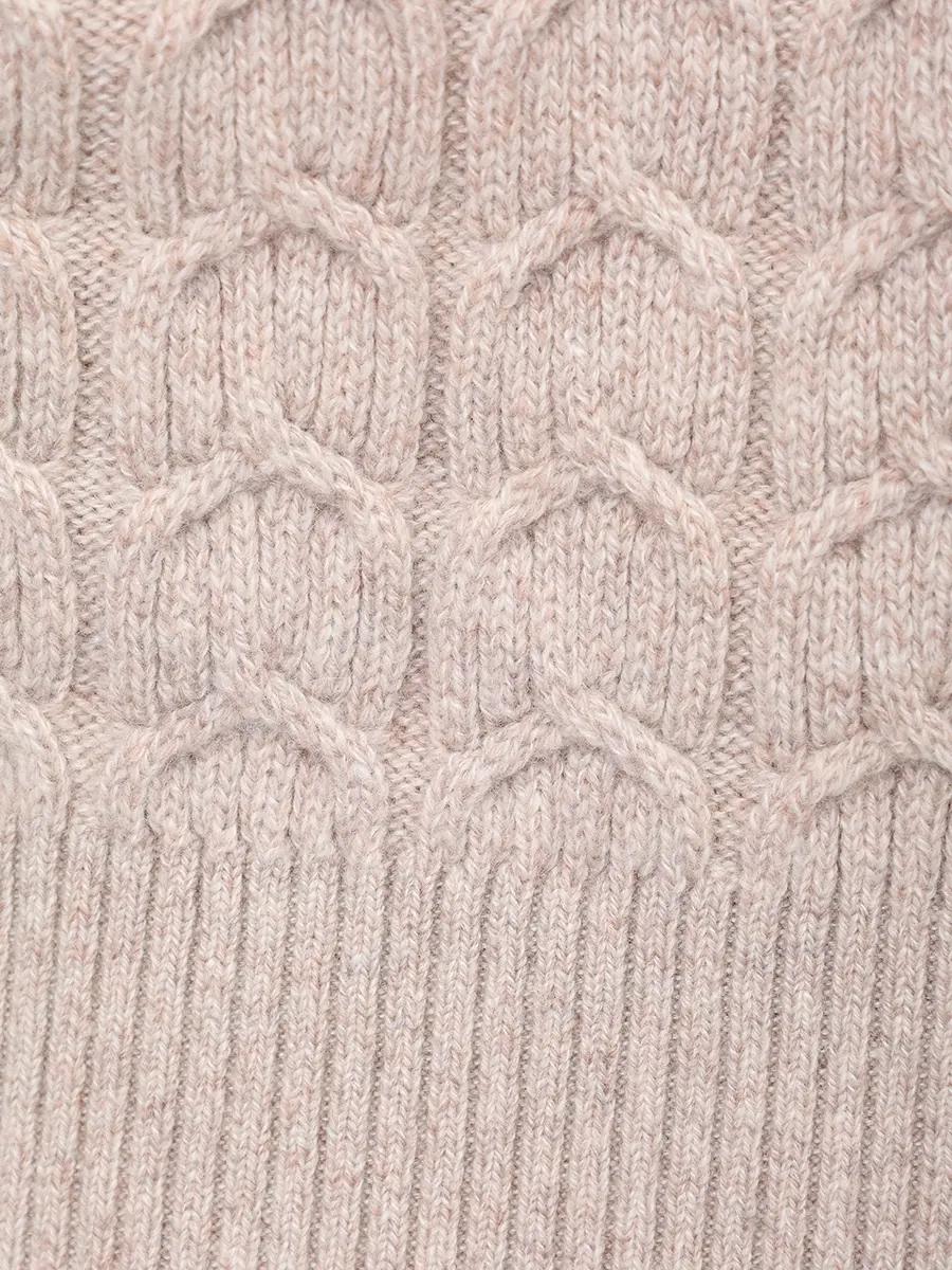 Костюм кашемировый AGNONA KN10018U-6K080NU/K710030U-6K080NU-N20 Бежевый  Фото 6