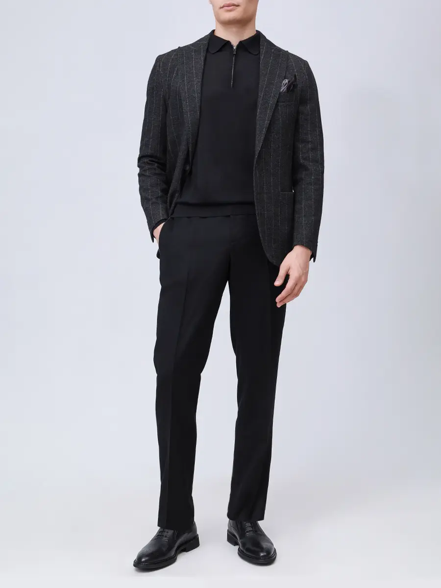 

Брюки шерстяные, Черный, RD5470-BLACK/SPIAGGIA 20