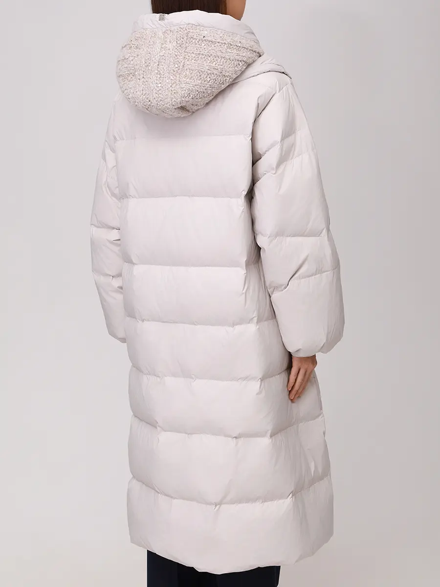 Пуховик стеганый PANICALE D371047CA 37D58B 0911 Серый  Фото 3