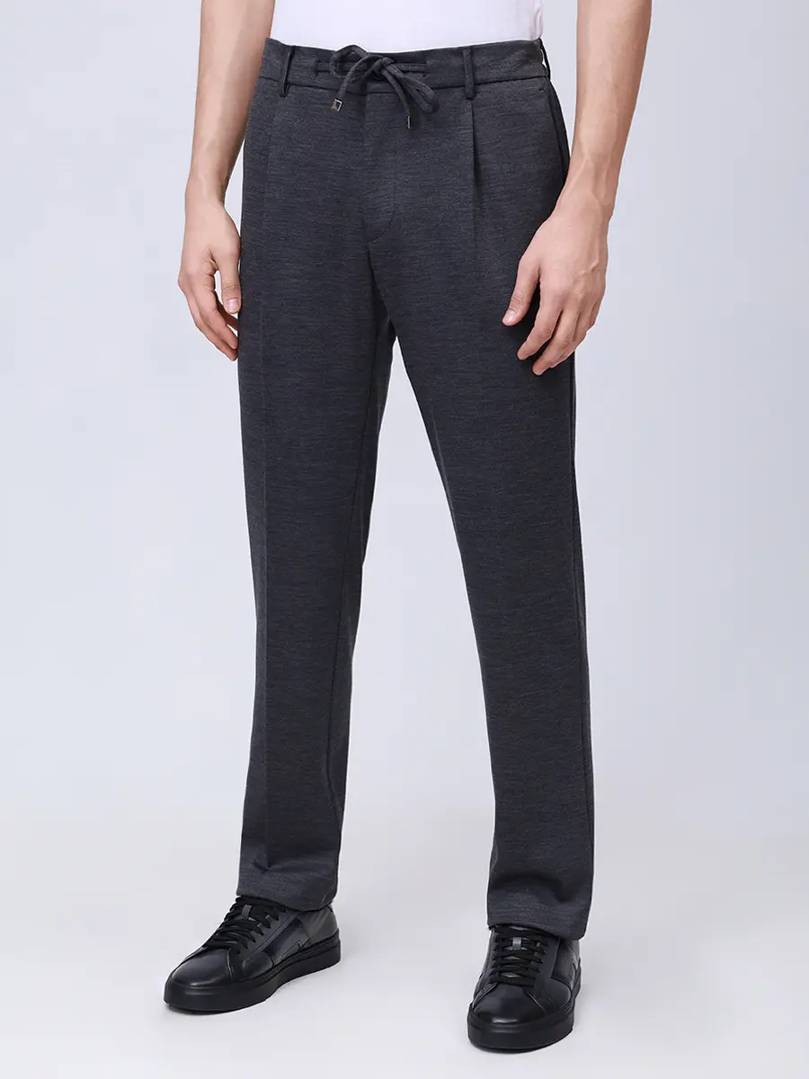 Брюки The Travel Fit шерстяные BERWICH RD1623-SPIAGGIA 1P Темно- Серый  Фото 4