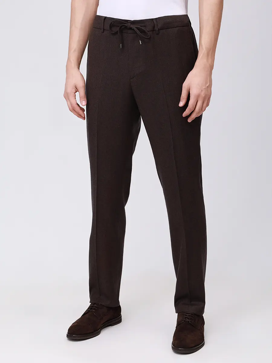 

Брюки шерстяные, Коричневый, RD5470-BROWN/SPIAGGIA 20