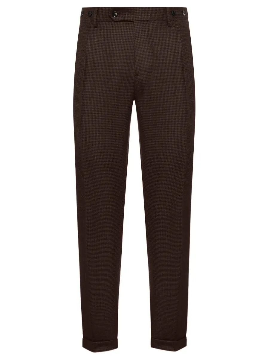 

Брюки шерстяные, Коричневый, CA2034-BROWN/BARBER LONG