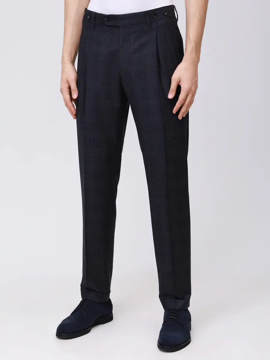 

Брюки Contemporary Fit шерстяные, Синий, MZ1875-BARBER LONG Темно-