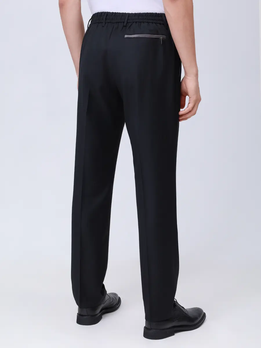 Брюки шерстяные BERWICH ZG1551-BLACK Черный  Фото 3