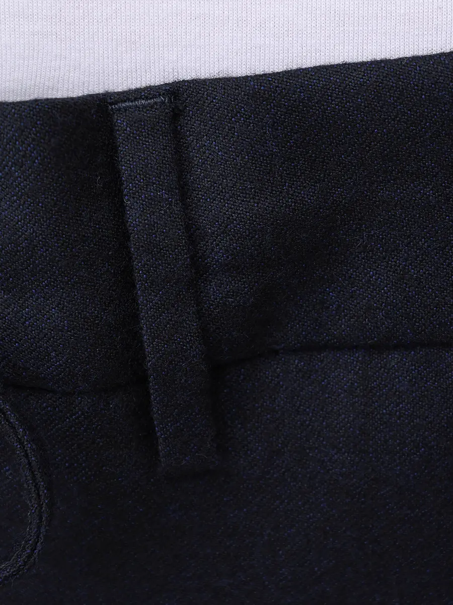 Брюки шерстяные BERWICH RD5470-NAVY/SPIAGGIA 20 Темно- Синий  Фото 6