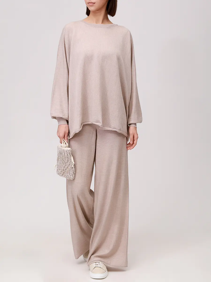 Костюм шерстяной PANICALE D370156SB/D370150PA 37D14B 0221 Бежевый  Фото 2