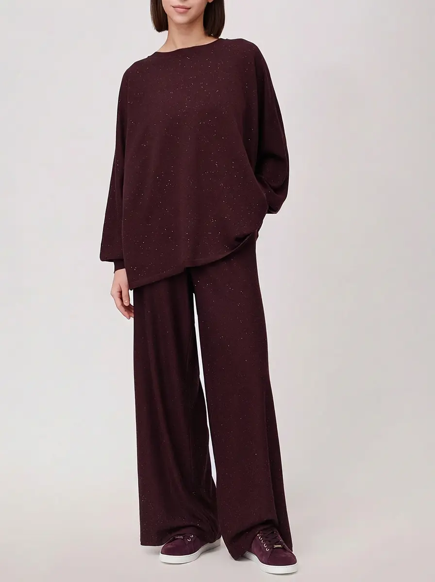 Костюм шерстяной PANICALE D370156SB/D370150PA 37D14B 0891 Бордовый  Фото 2