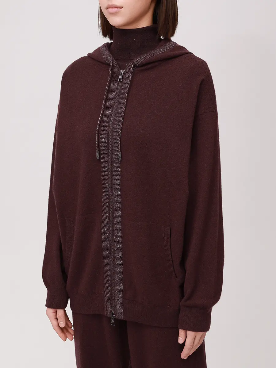 Костюм кашемировый PANICALE D370627CA/D370620PA 37D53 0890 Бордовый  Фото 4