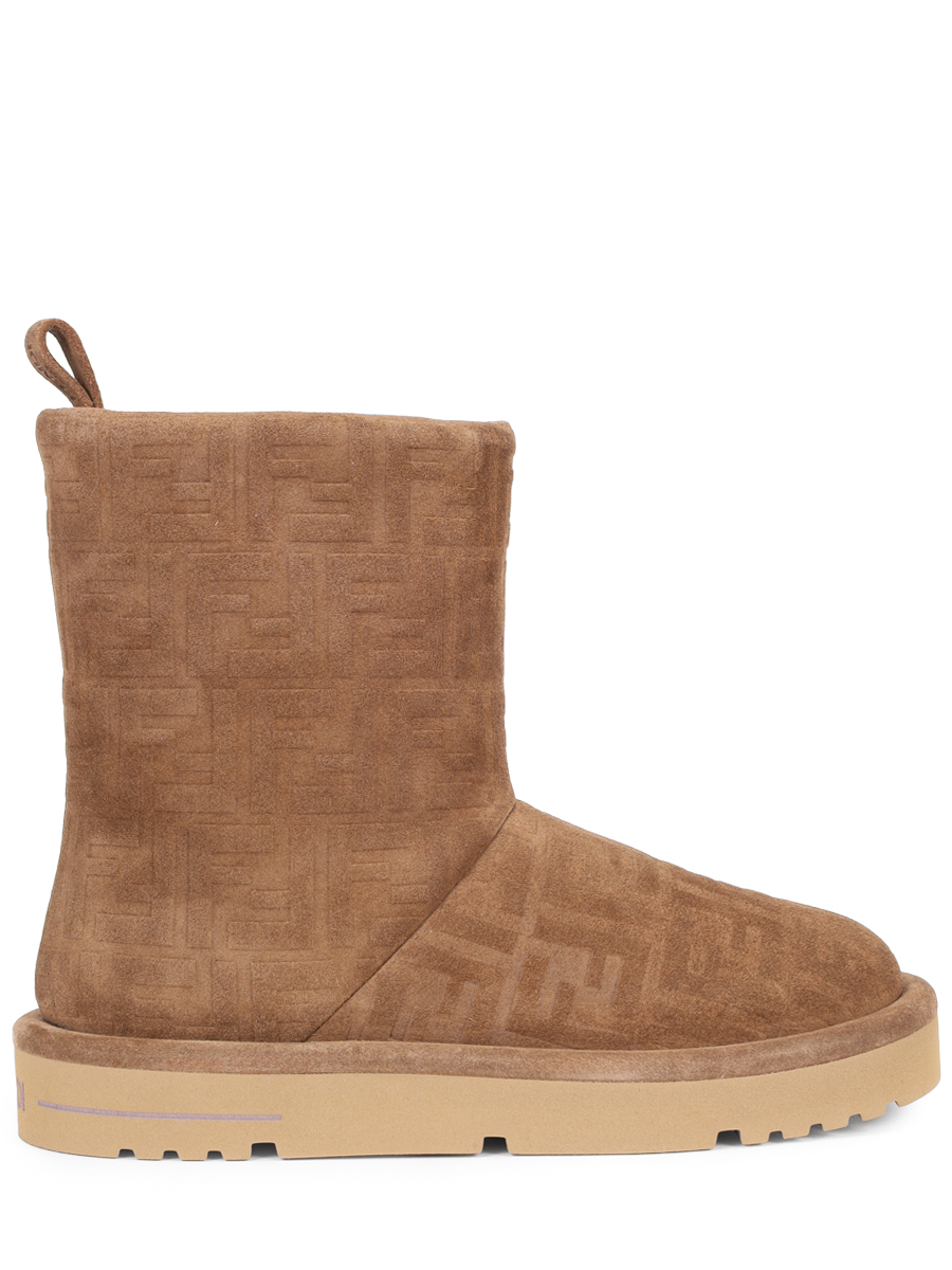 Угги замшевые FENDI